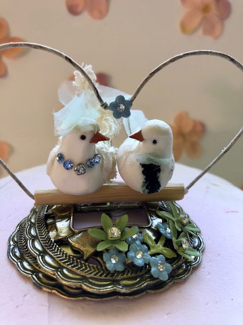 Love Birds Original Cake Topper